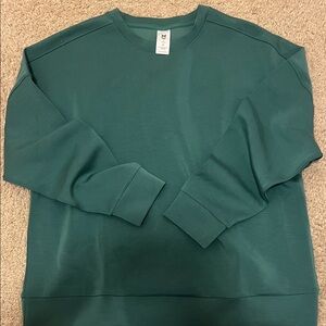 Elegant Teal Crew Neck Sweater NWT